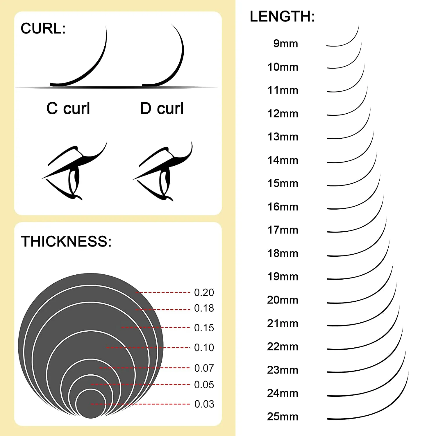 0.07mm Classic Lash Extensions JH series | Quewel®