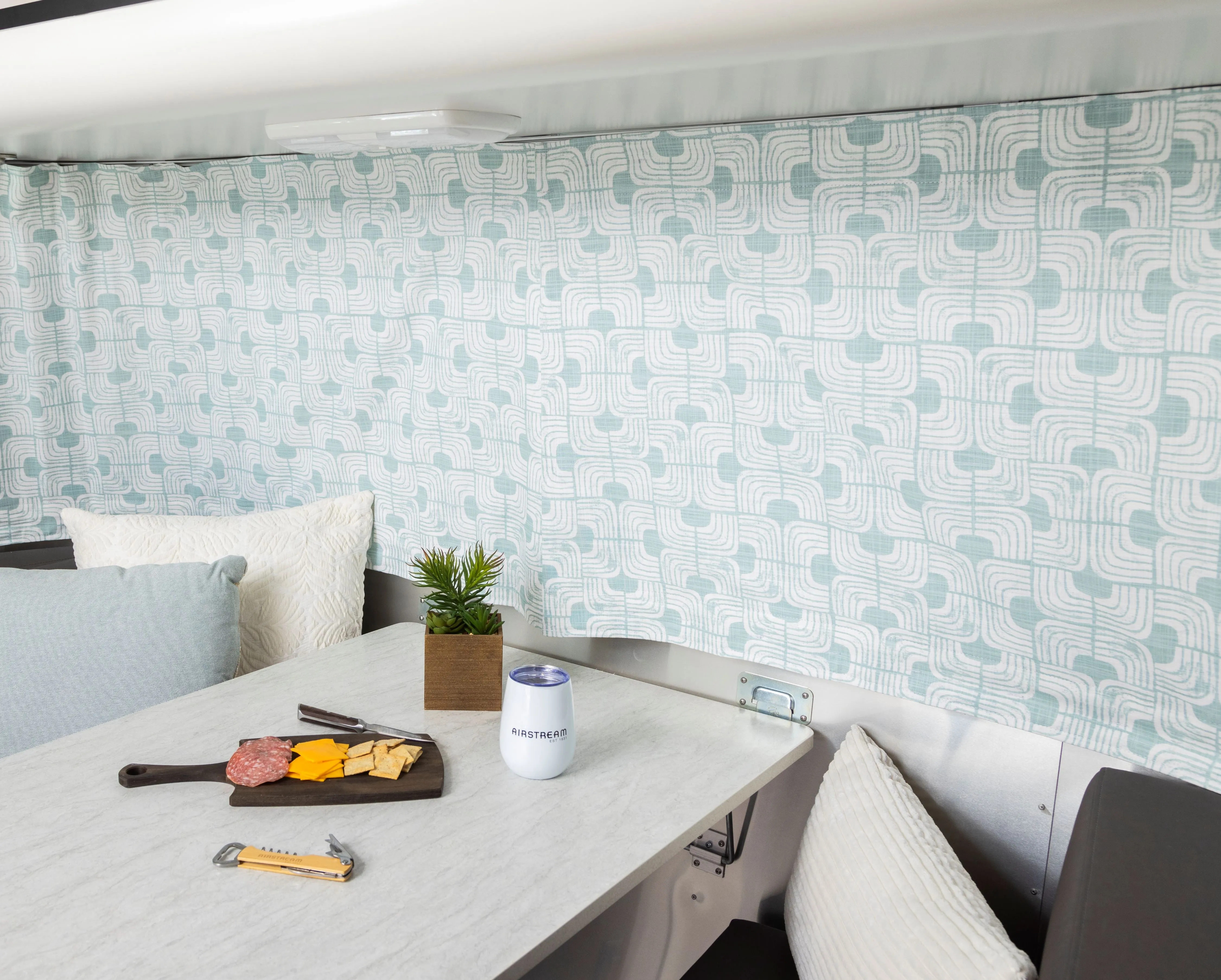 Airstream Printed Custom Curtains for Caravel Travel Trailers