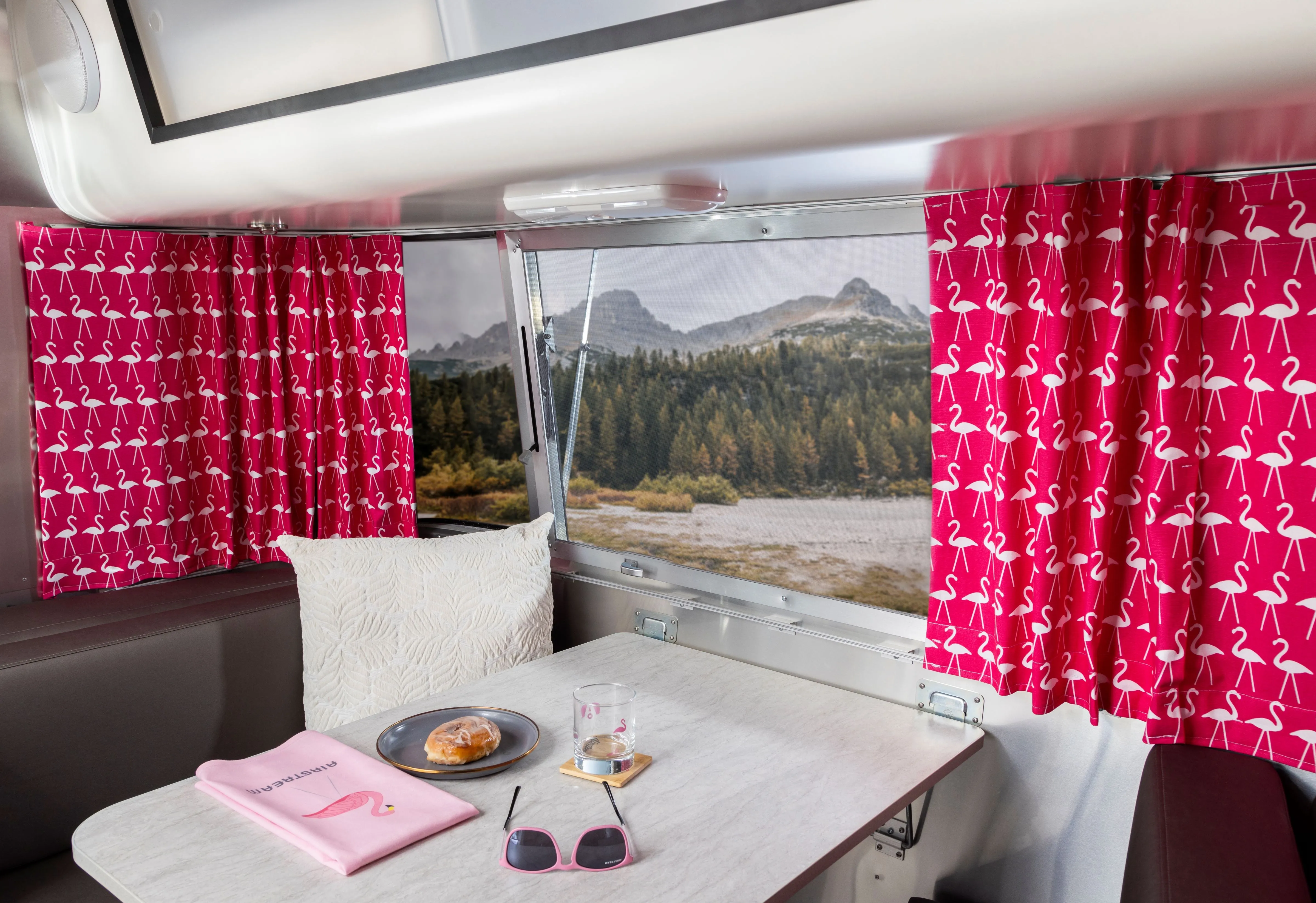 Airstream Printed Custom Curtains for Caravel Travel Trailers
