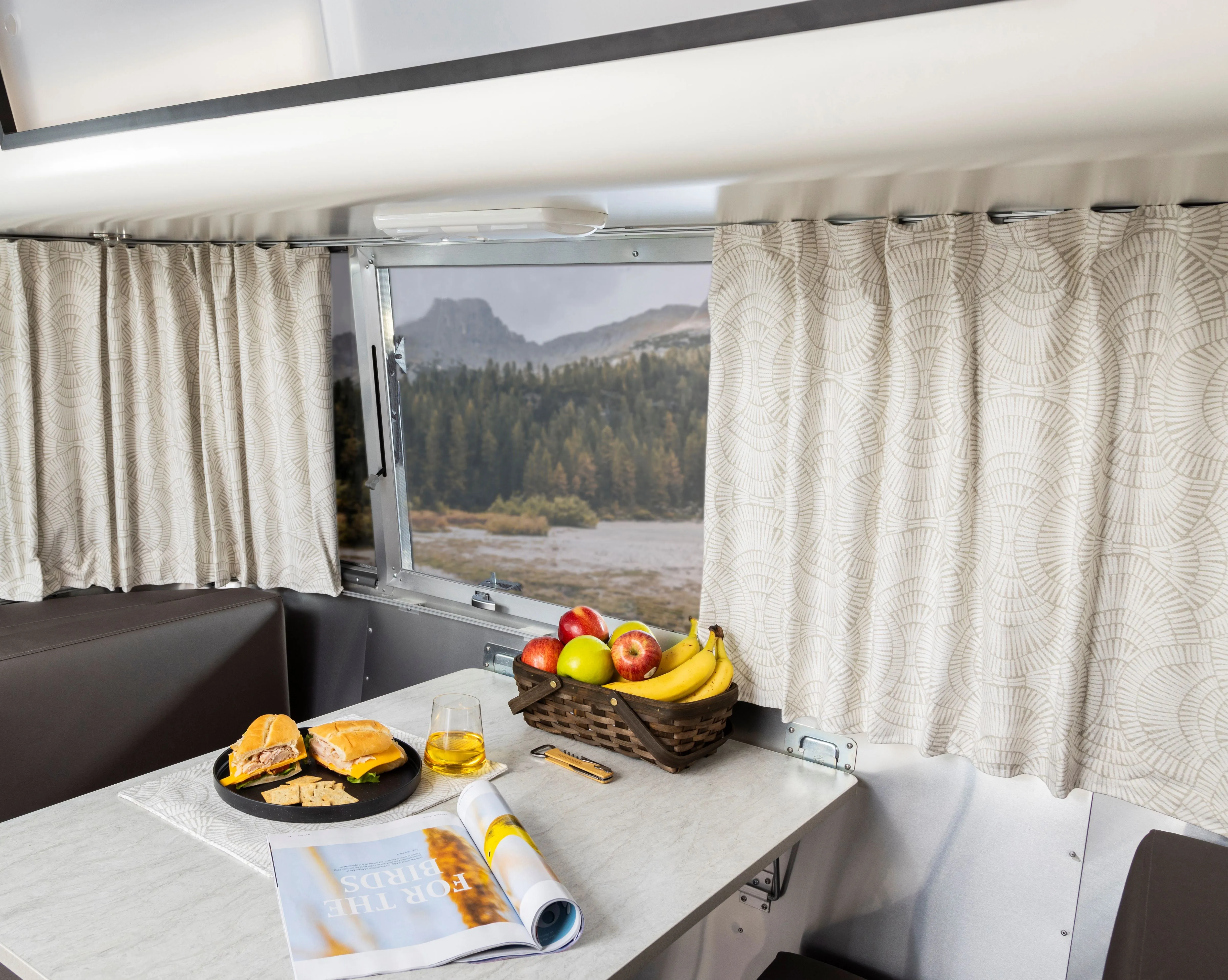 Airstream Printed Custom Curtains for Caravel Travel Trailers
