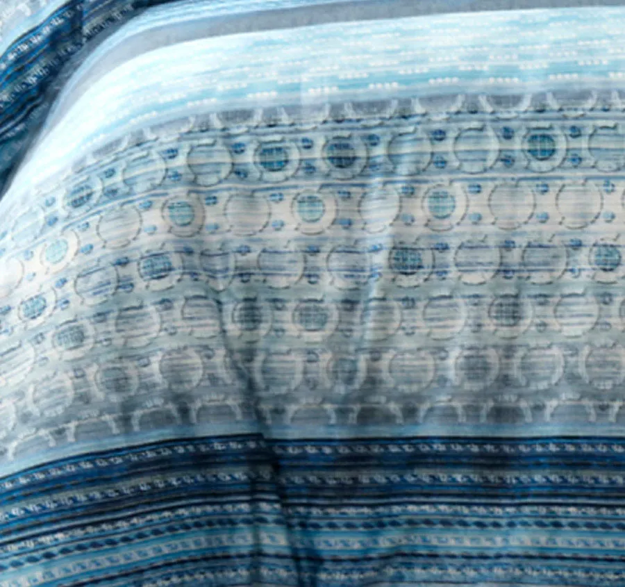 Amata Quilt Cover Set Range Blue