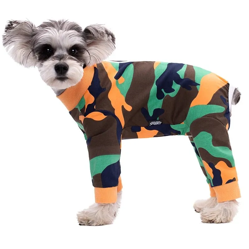 AnniePaw Cozy Anti-Lick Full Belly Recovery Suit for Dogs