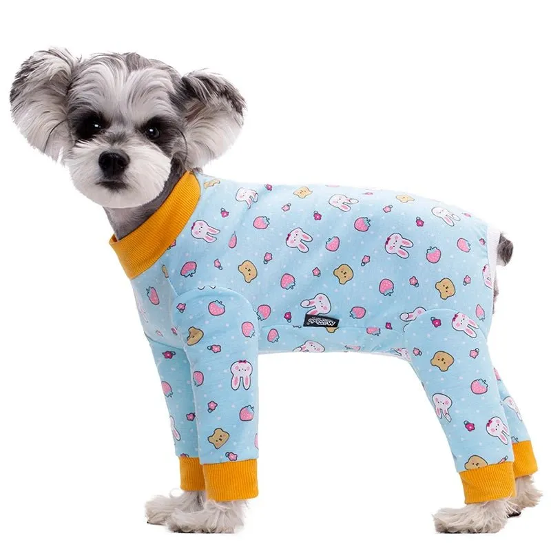 AnniePaw Cozy Anti-Lick Full Belly Recovery Suit for Dogs