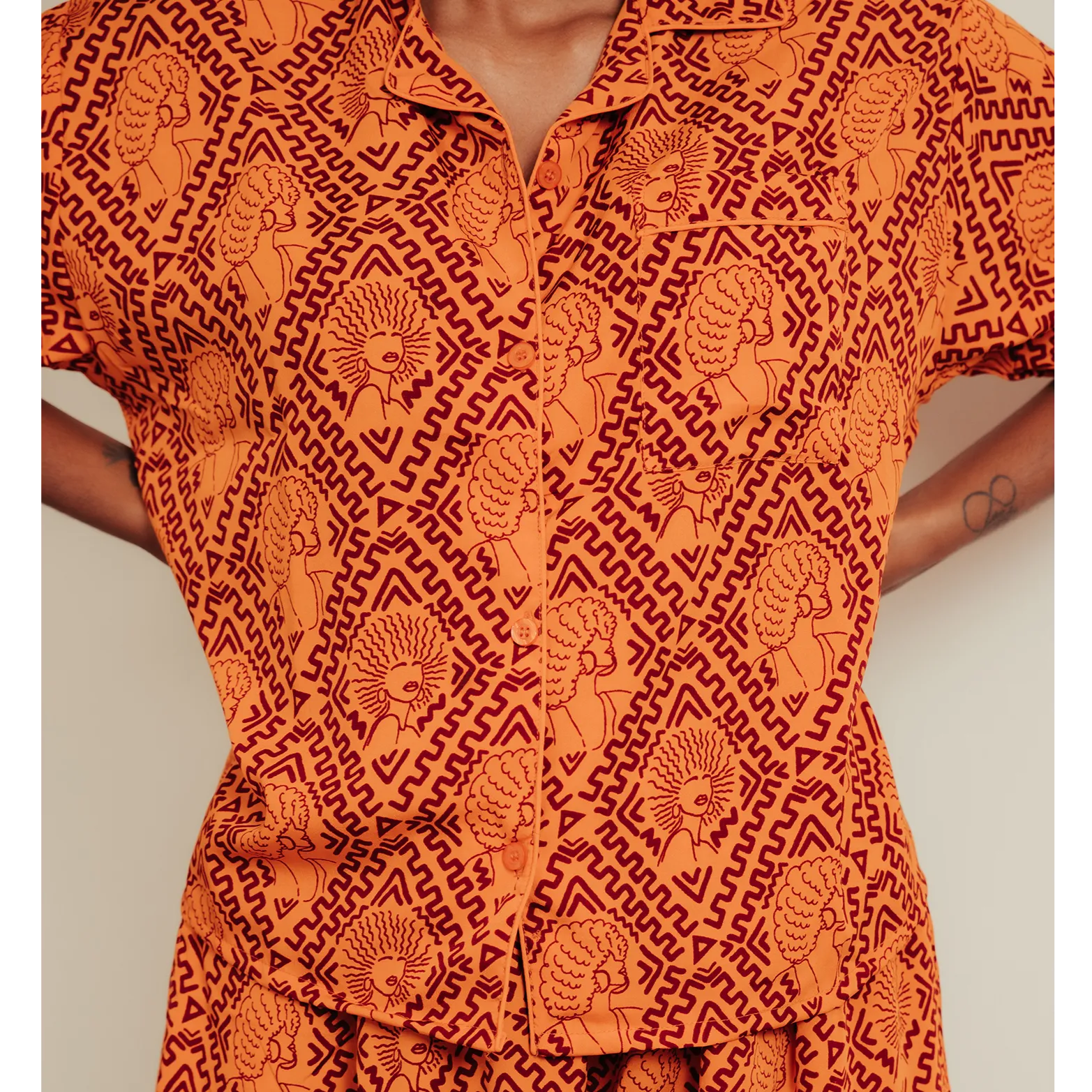 Art Deco Diva Pajama Set