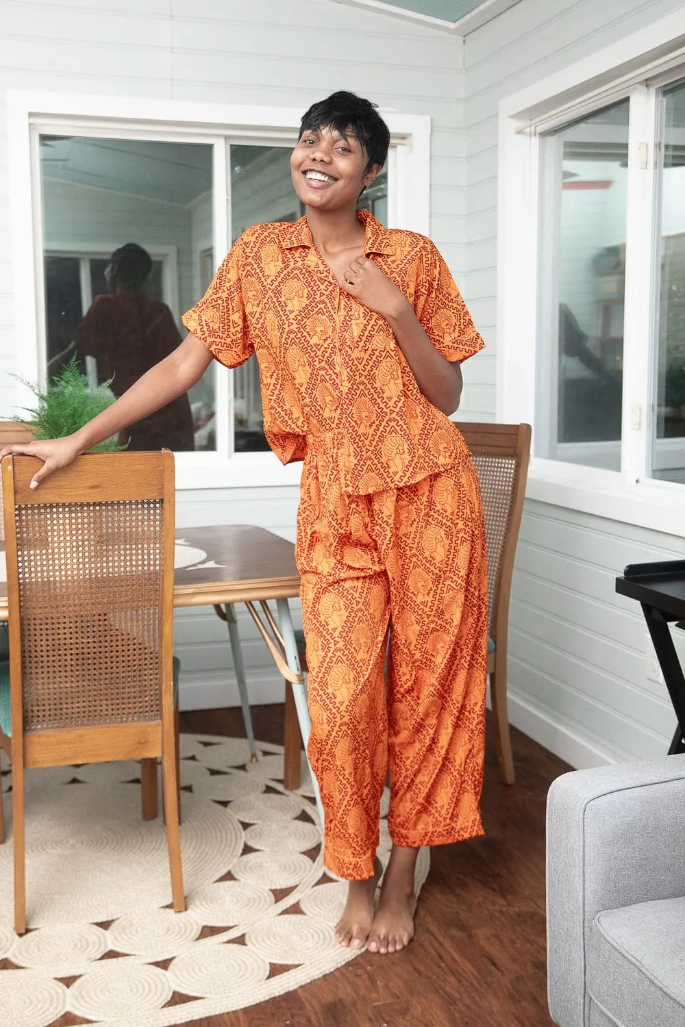 Art Deco Diva Pajama Set