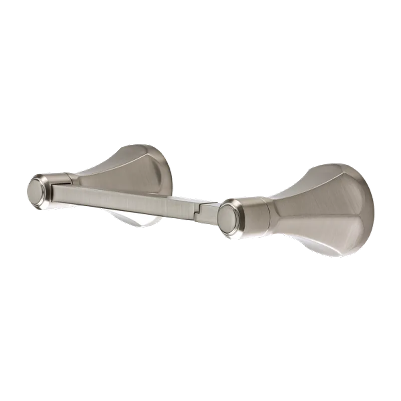 Arterra 8.28" Square Bar Toilet Paper Holder in Brushed Nickel