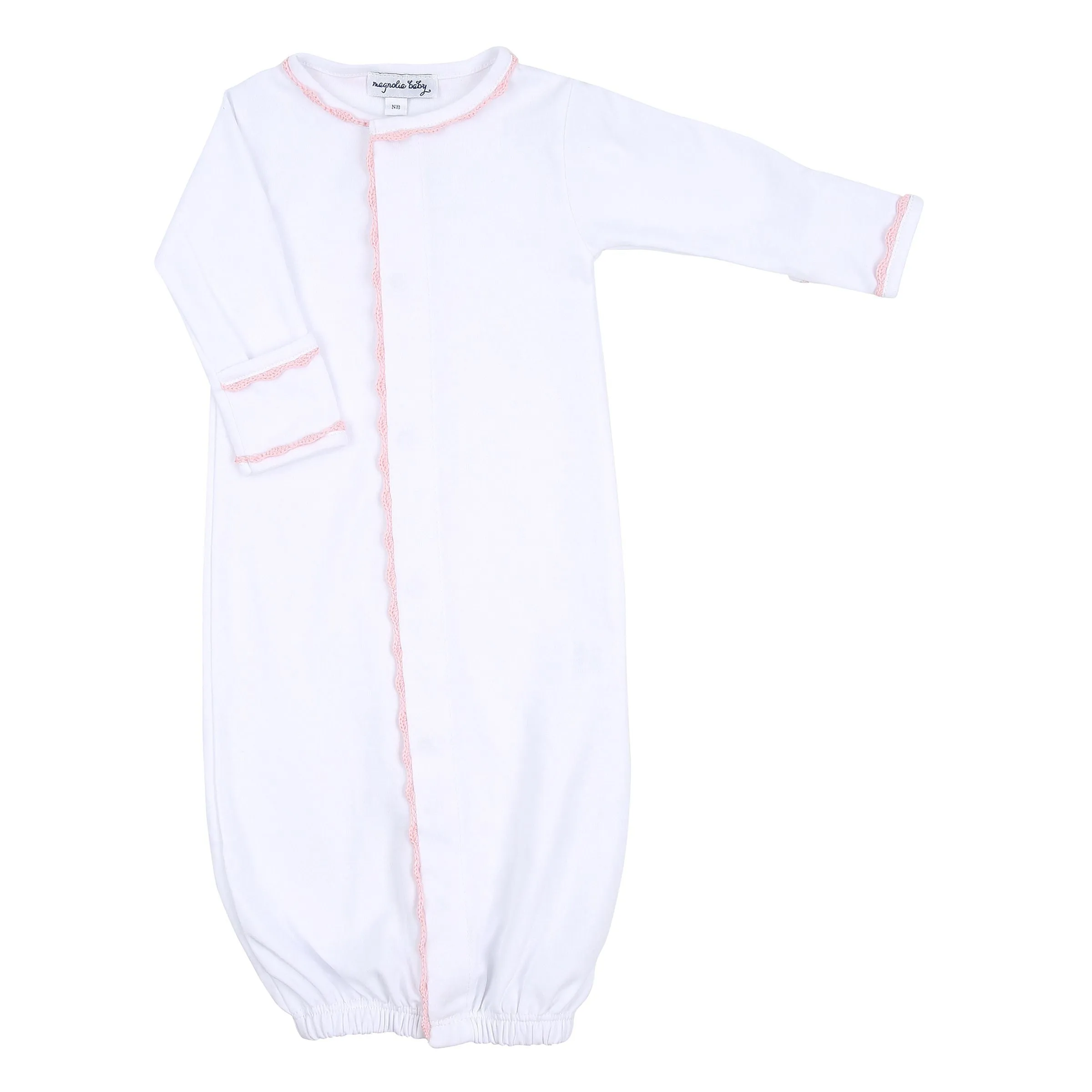 Baby Joy Embroidered Converter- Light Pink