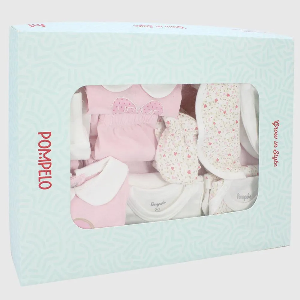 Baby Pink 9-Piece Baby Layette Set