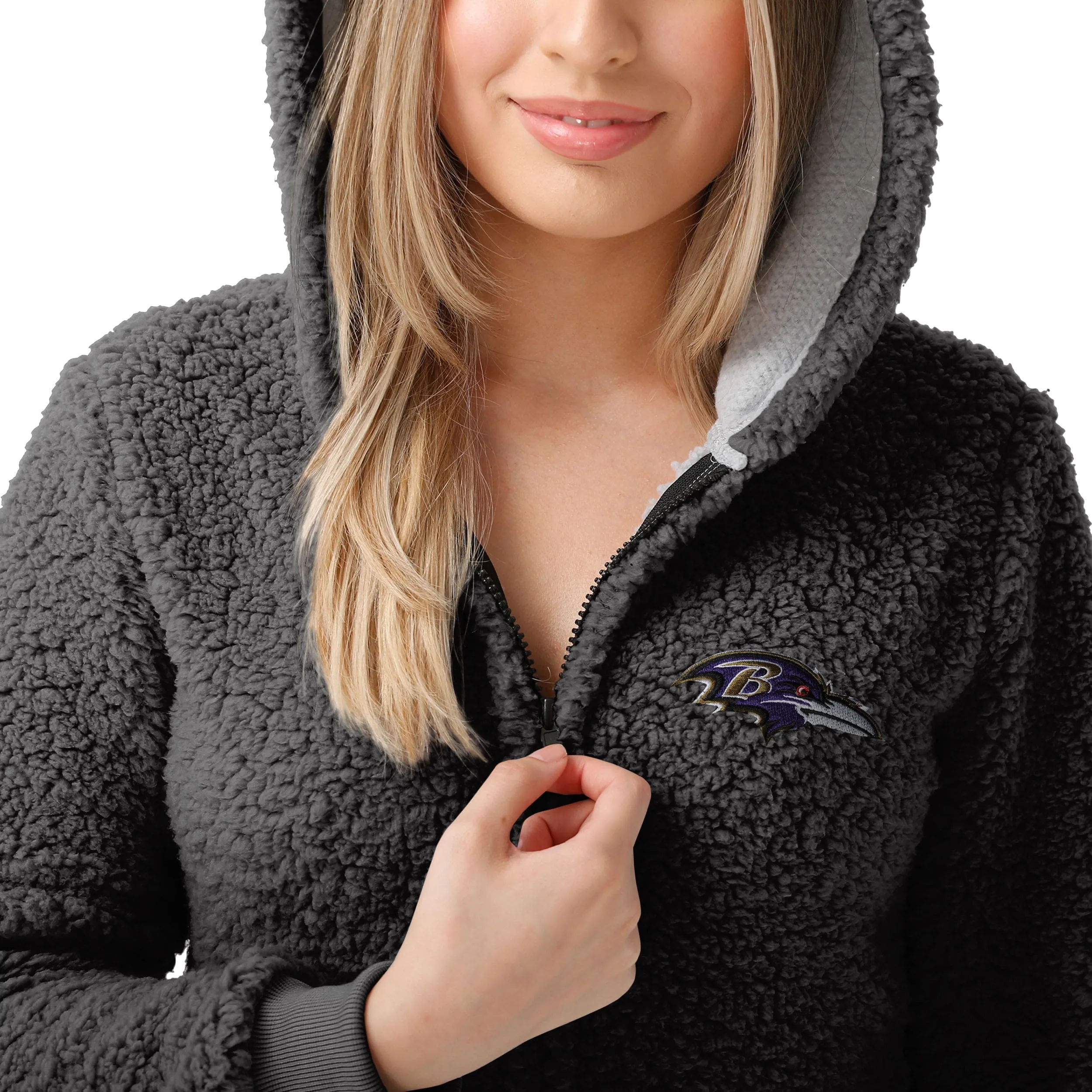 Baltimore Ravens NFL Womens Sherpa One Piece Pajamas