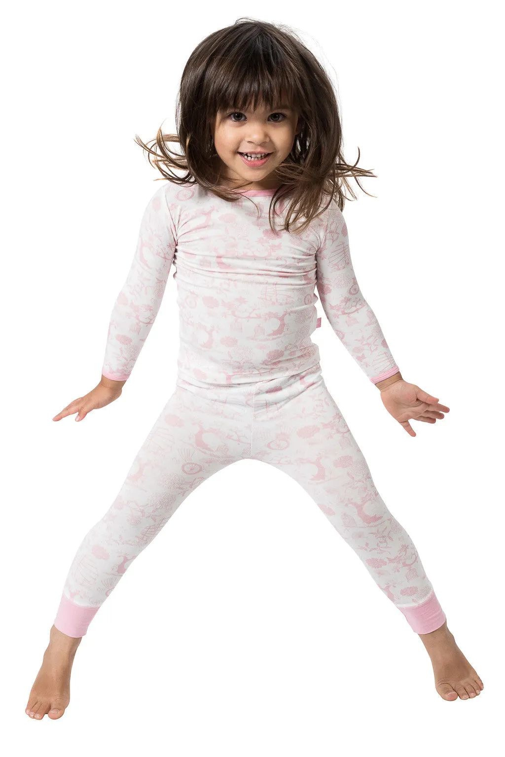 Bamboo long John Pyjamas- Oriental Girl