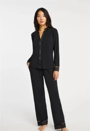 Black Tuxedo PJ Set