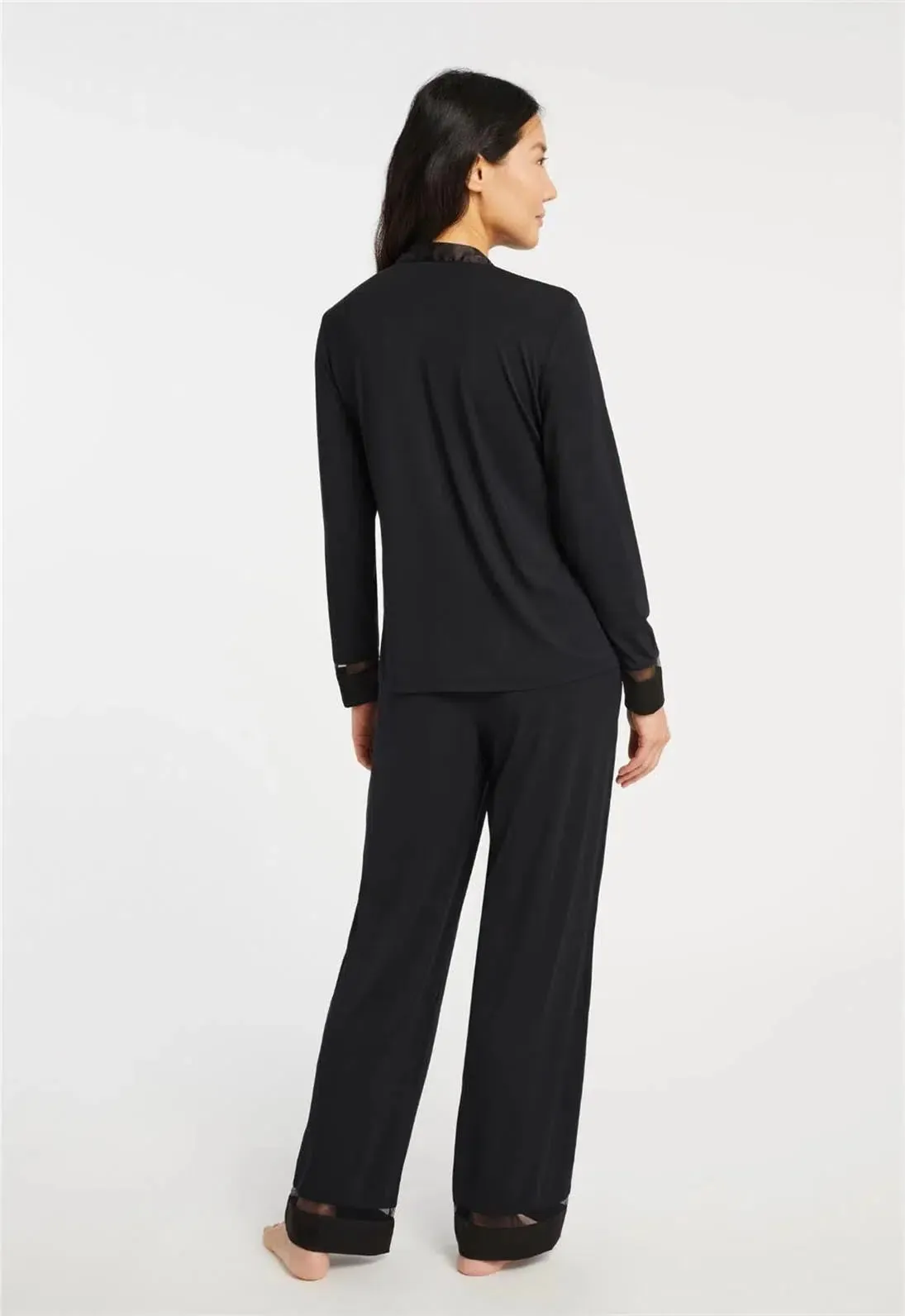 Black Tuxedo PJ Set