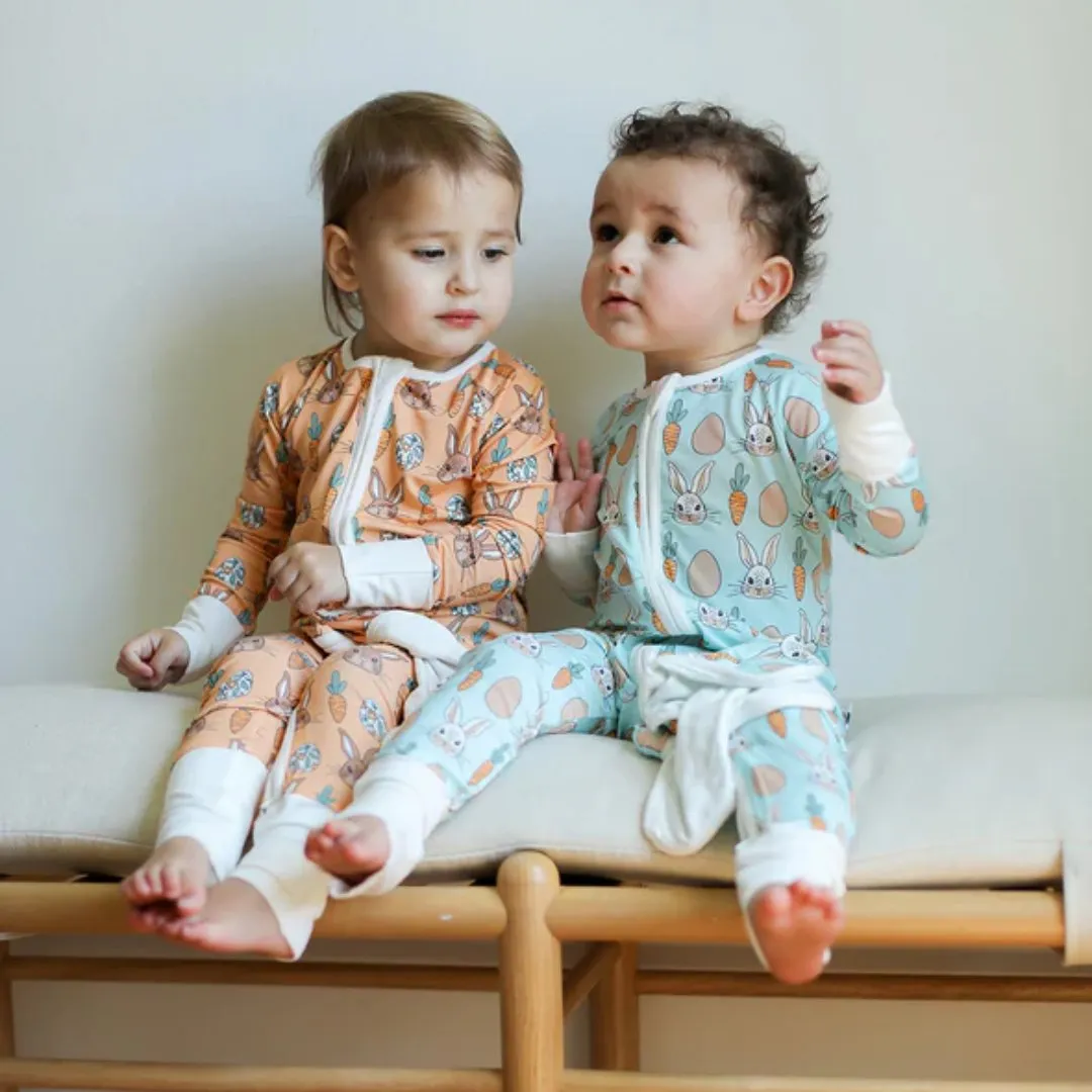 Blue Bunny Zipper Pajama