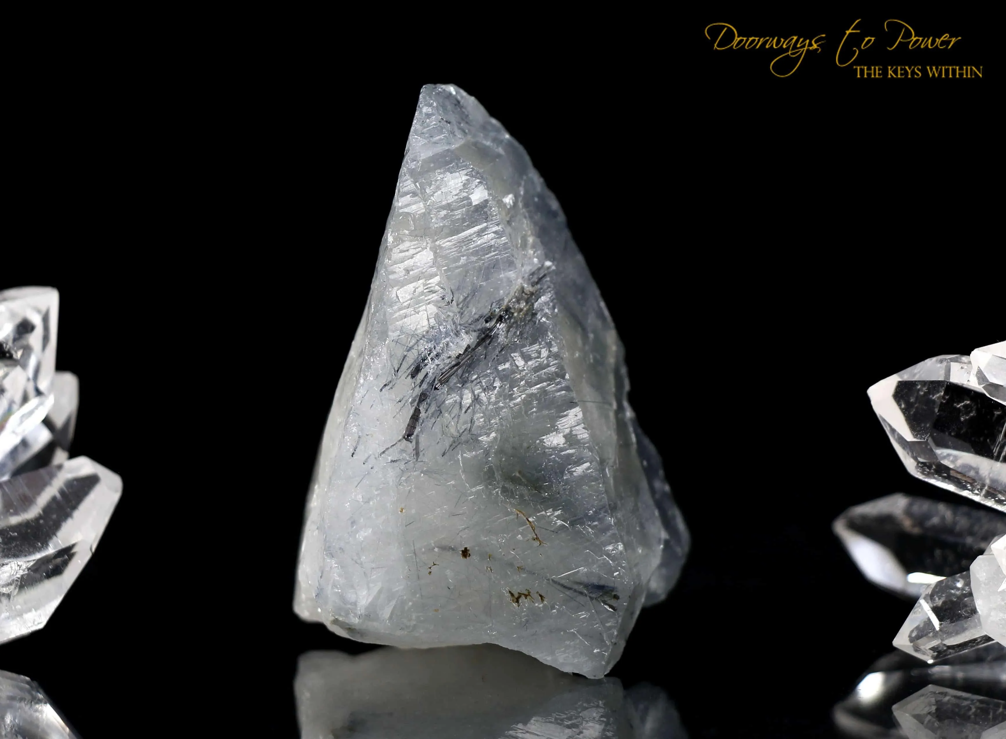 Blue Tourmaline Quartz Crystal A   