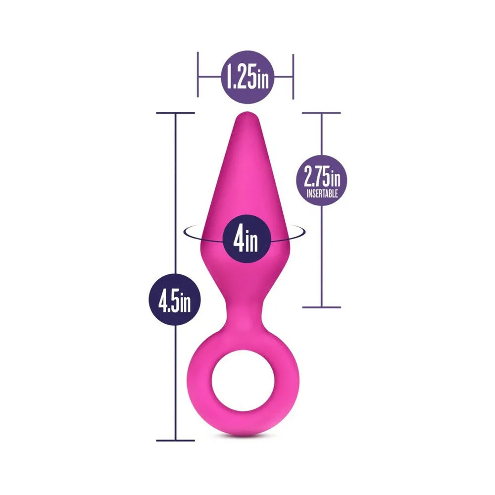 Blush Luxe Candy Rimmer Medium Silicone Anal Plug Pink