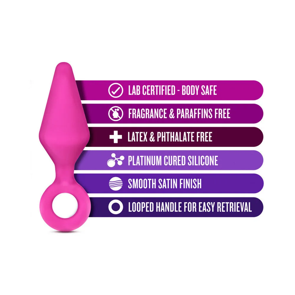 Blush Luxe Candy Rimmer Medium Silicone Anal Plug Pink