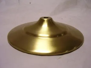 Brass Vase Caps w/Satin Brass Finish - 1-1/2"