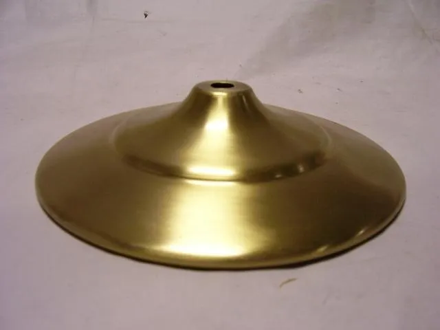 Brass Vase Caps w/Satin Brass Finish - 1-1/2"