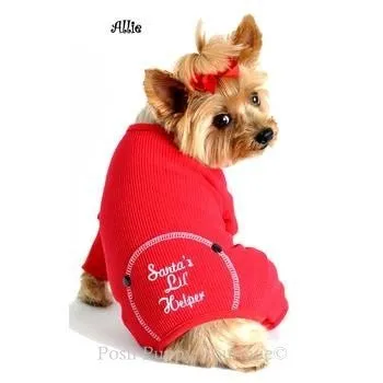 Christmas Dog Pajama - Santas Lil Helper