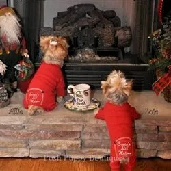 Christmas Dog Pajama - Santas Lil Helper