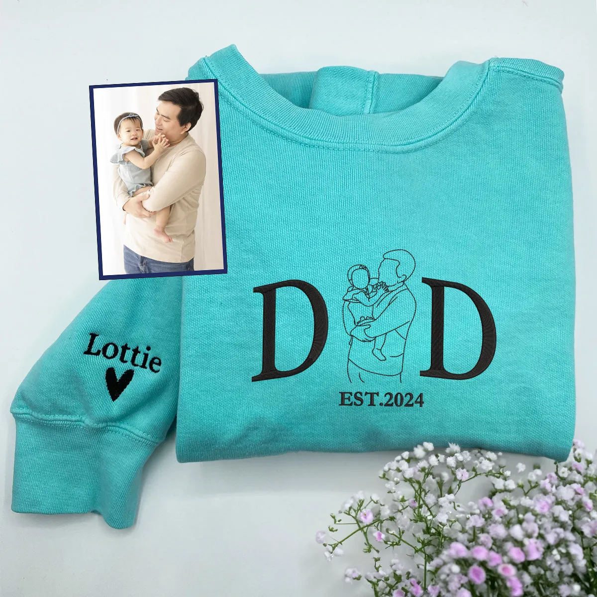 Comfort Color® Custom Embroidered Cool Dad Shirt