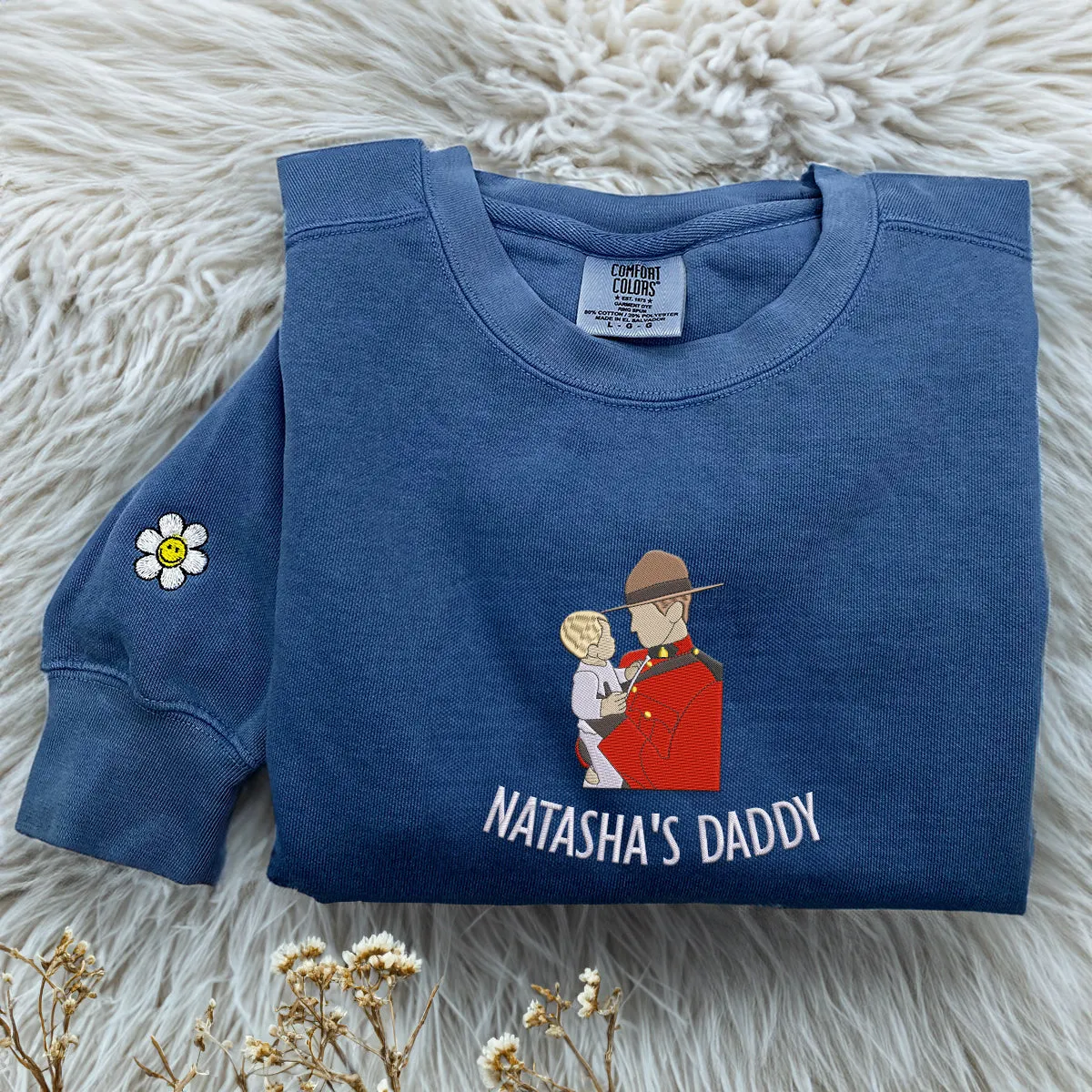 Comfort Color® Custom Embroidered World's Best Dad Shirt