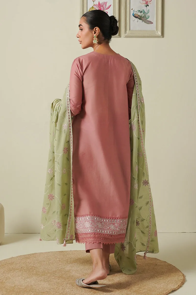 Cross Stitch Mahiri Embroidered Lawn Vol-4 – Soft Sage