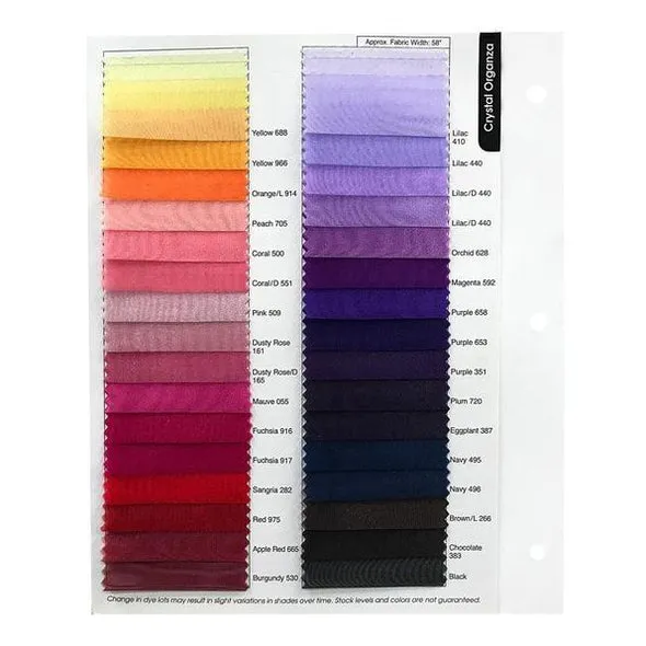 Crystal Organza Table Runner in Charcoal 765