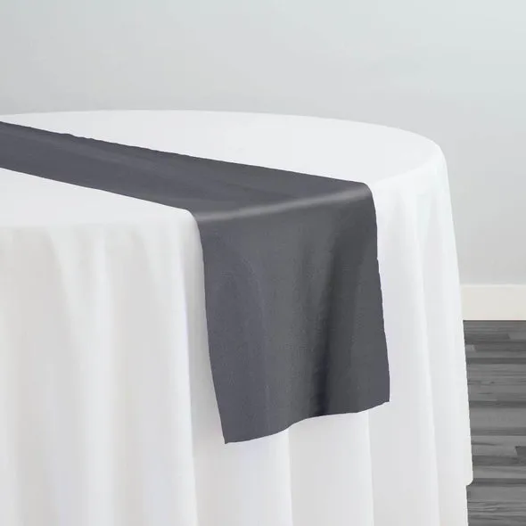 Crystal Organza Table Runner in Charcoal 765
