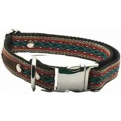 Designer Paws: Stylish Handcrafted Cotton Collar for Medium Dogs