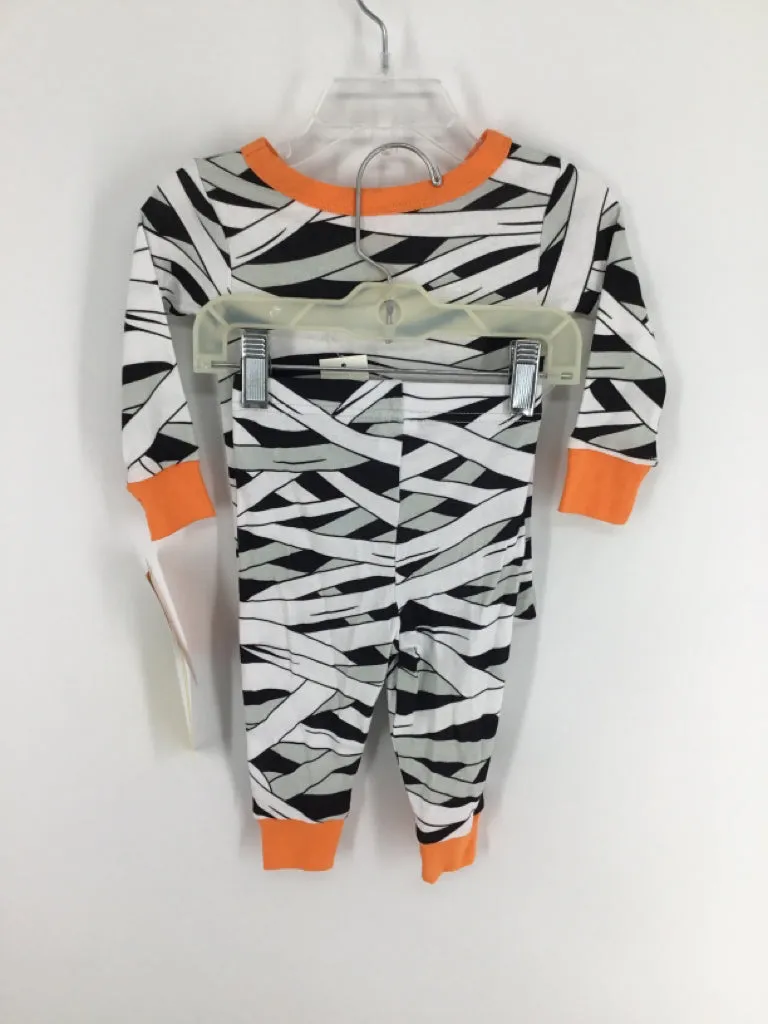 Disney Child Size 12 Months Black Halloween Pajamas