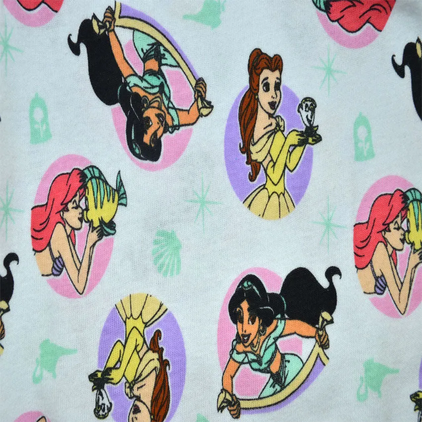 Disney Princesses I Love To Shine 4 Piece Cotton Pajama