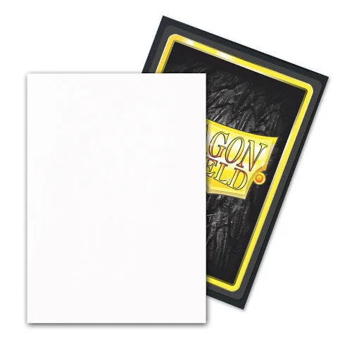 Dragon Shield  - Snow- Dual Matte Standard Size Sleeves 100Pk