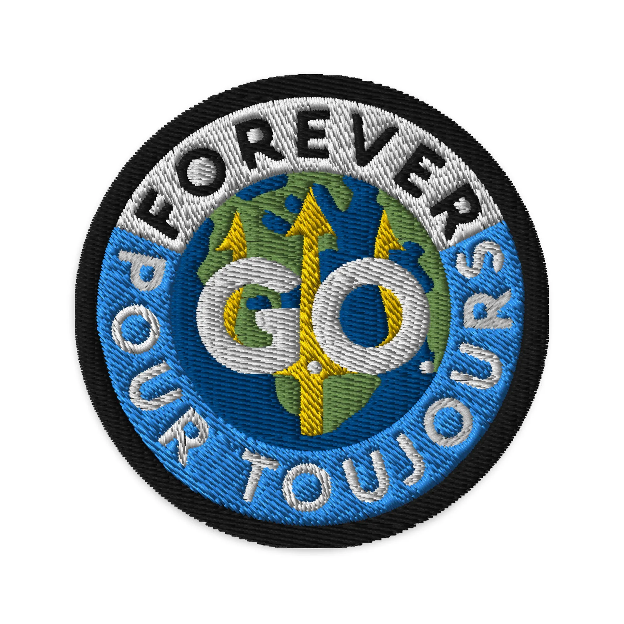 Embroidered patches - Forever GO Pour Toujours