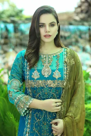 Eshaal Luxury Embroidered Festive Eid Chiffon Collection by Emaan Adeel – EA01