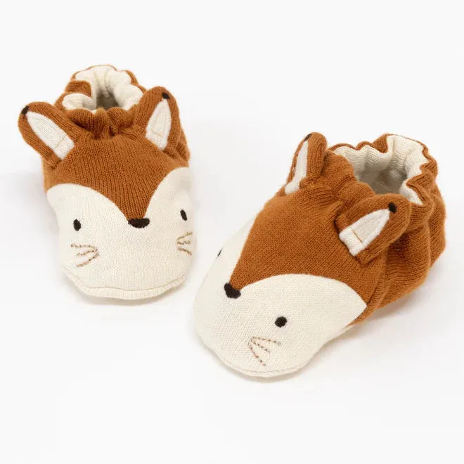 Fox Bonnet & Booties Set