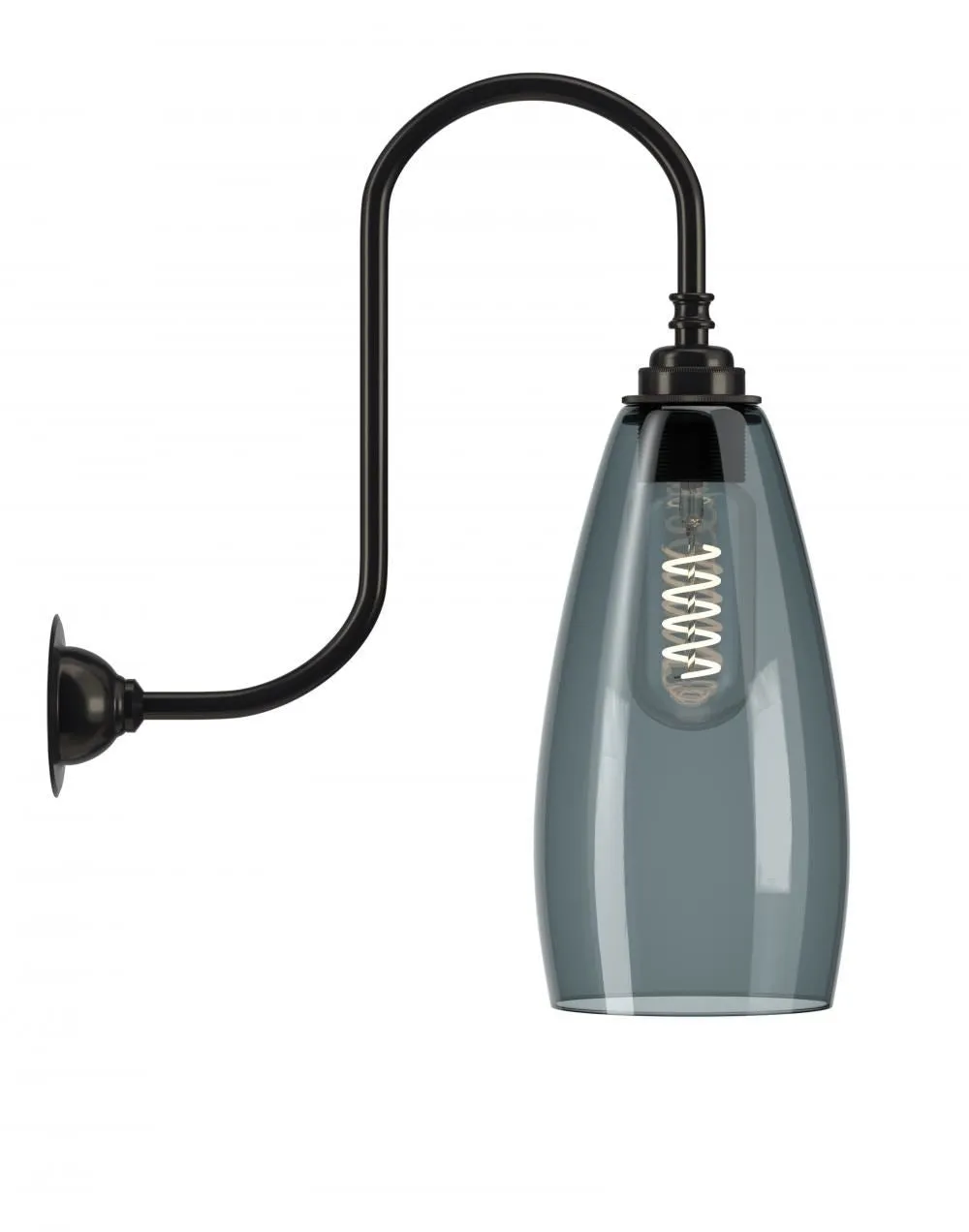 Fritz Fryer Upton Swan Neck Wall Light