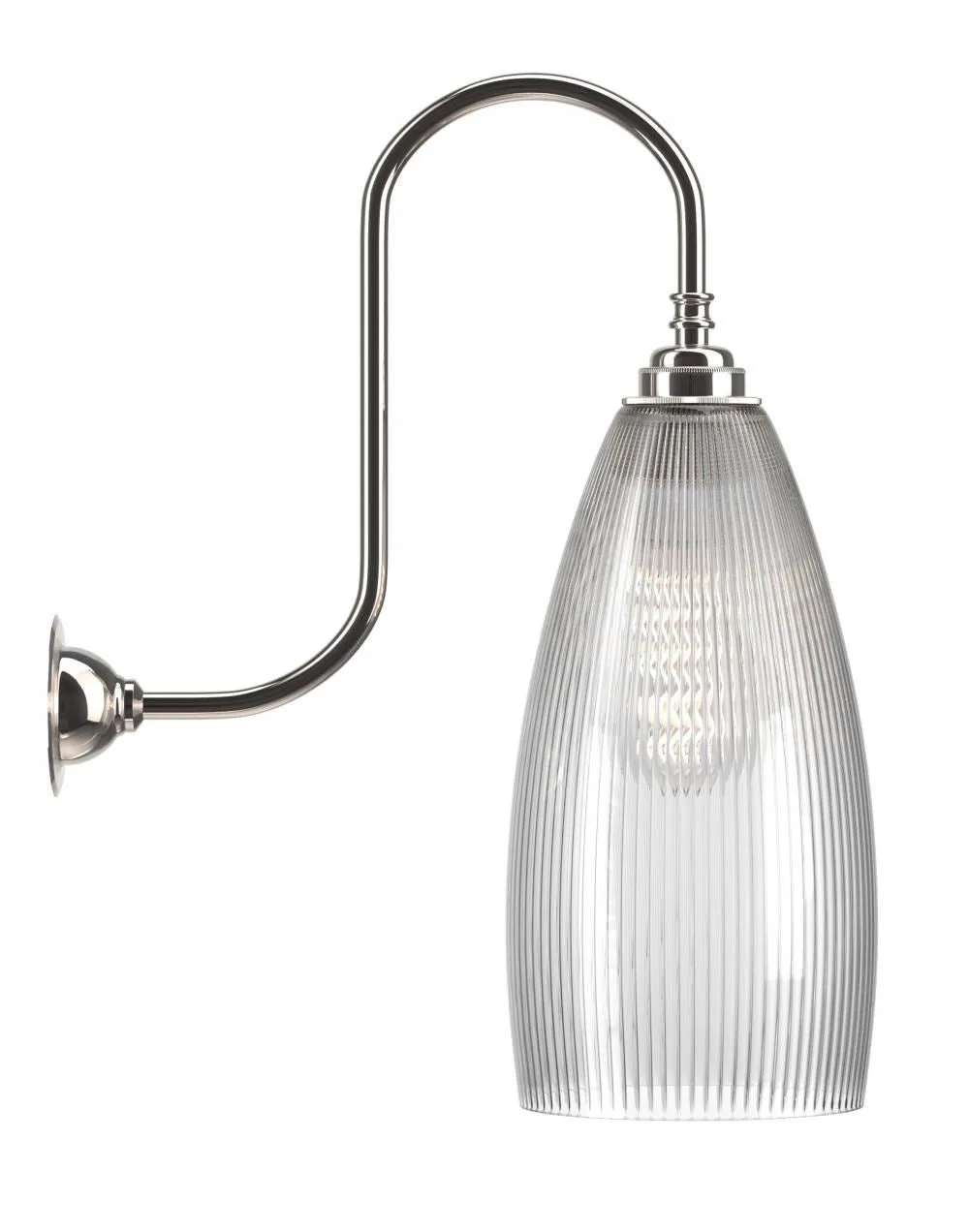 Fritz Fryer Upton Swan Neck Wall Light