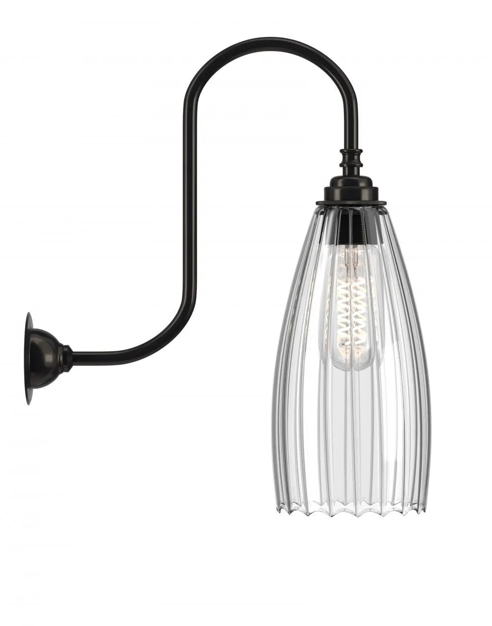 Fritz Fryer Upton Swan Neck Wall Light