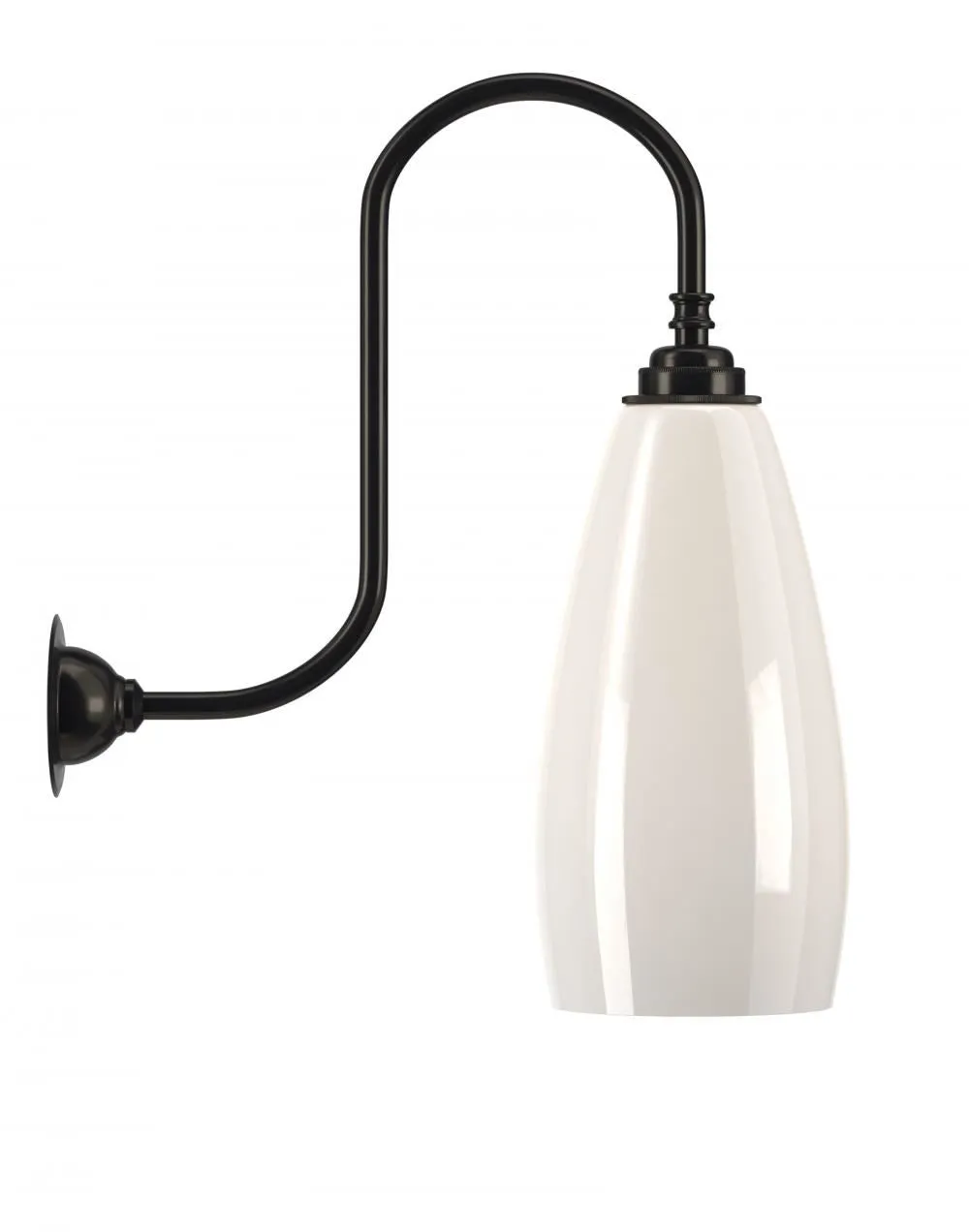 Fritz Fryer Upton Swan Neck Wall Light