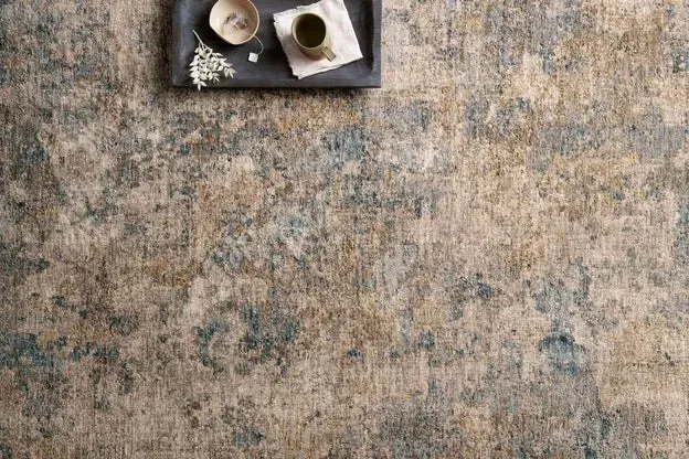 Gaia GAA-03 Taupe/Denim Rug