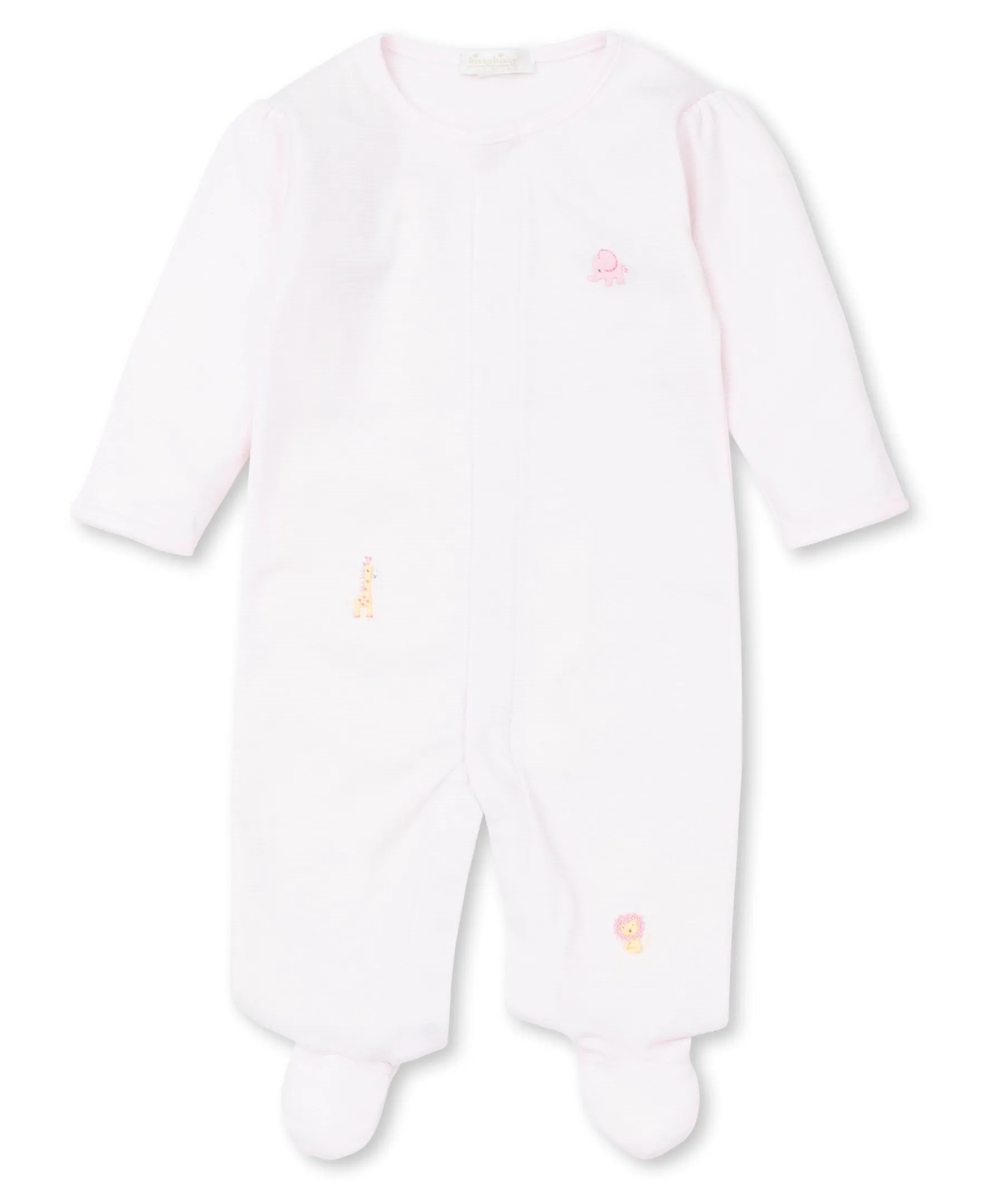 Girls Elephant, Giraffe, Lion Footie