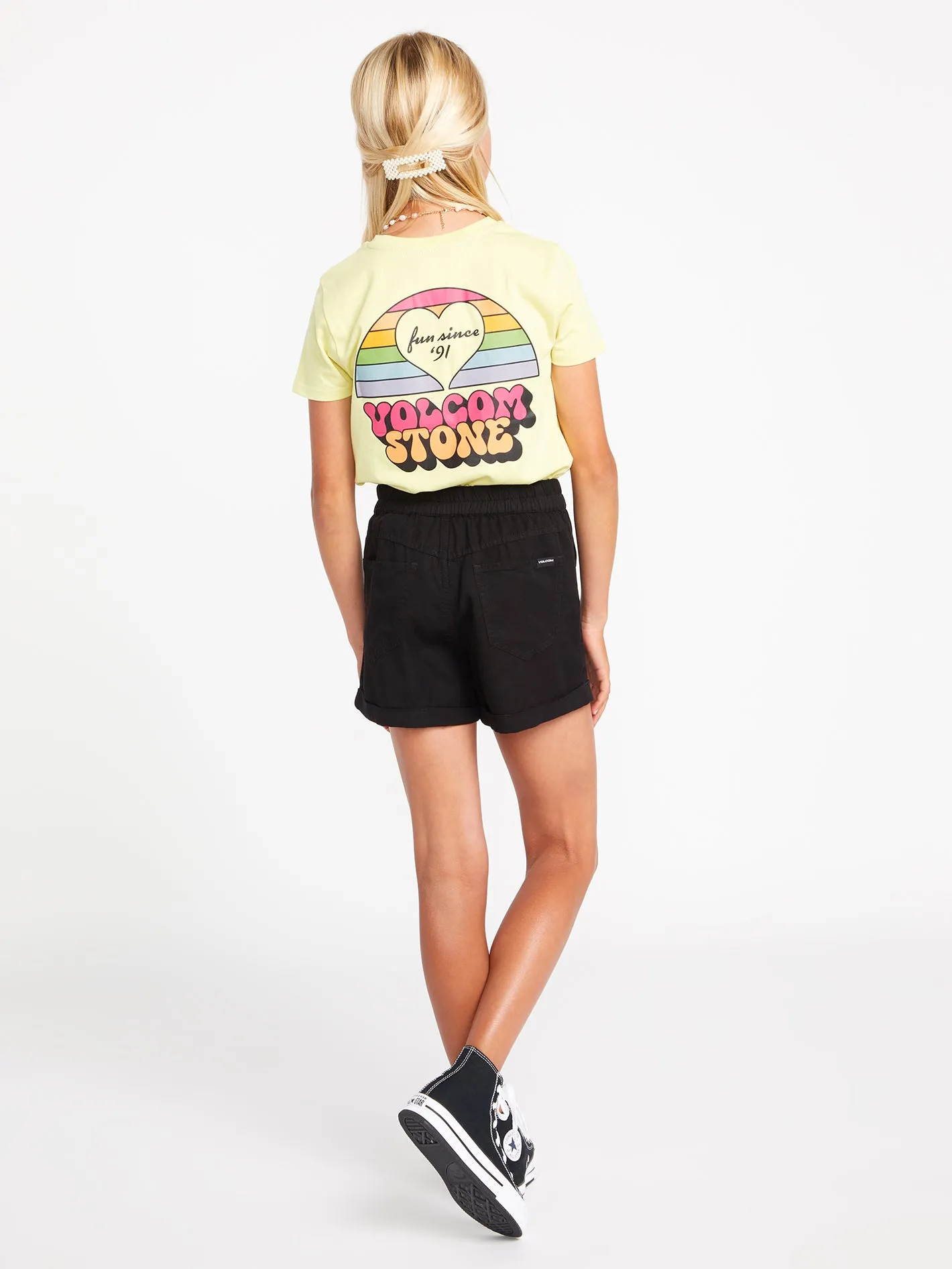 Girls Sunday Strut Shorts - Black Out