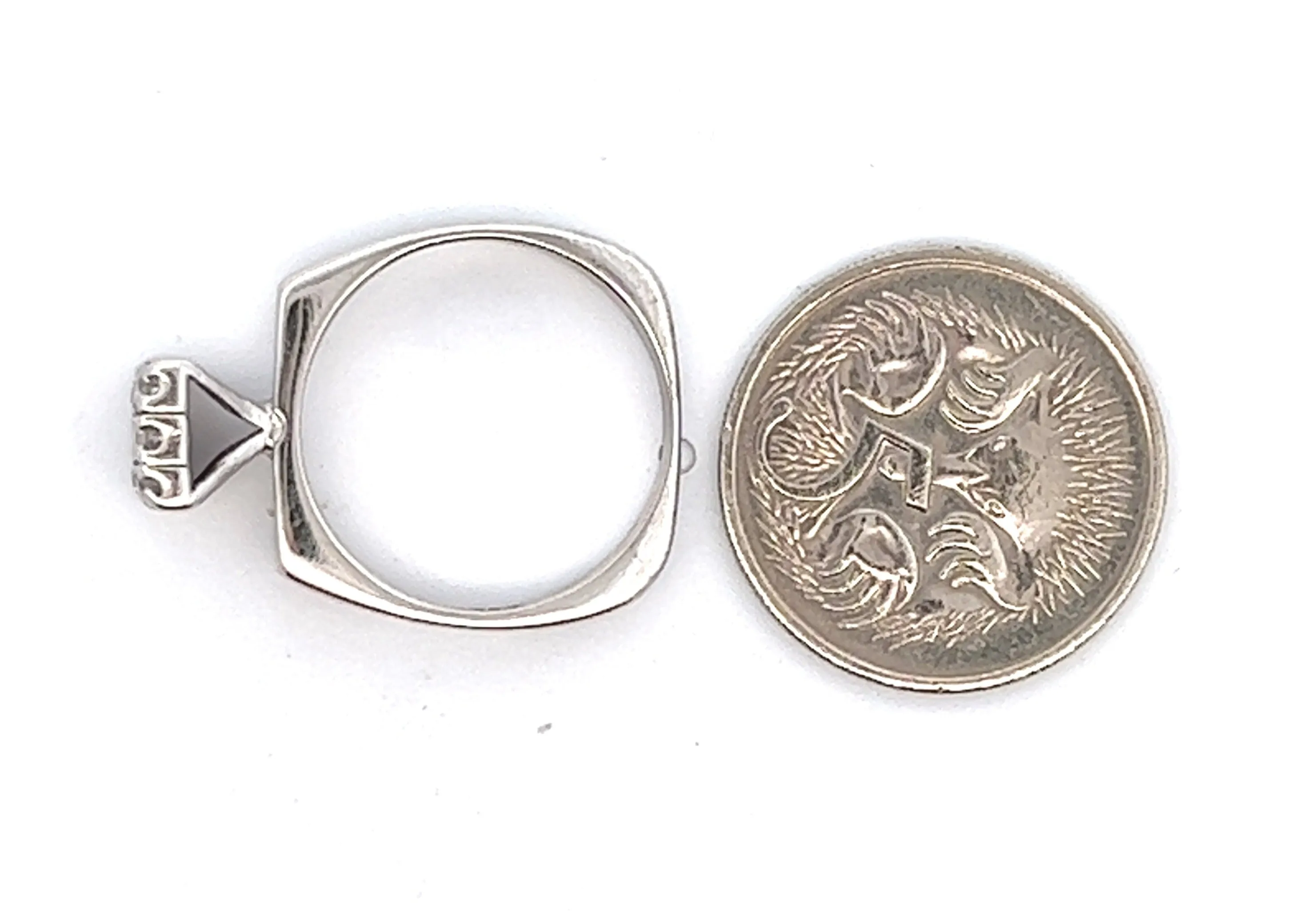 Handmade 18ct White Gold & Diamond Ring