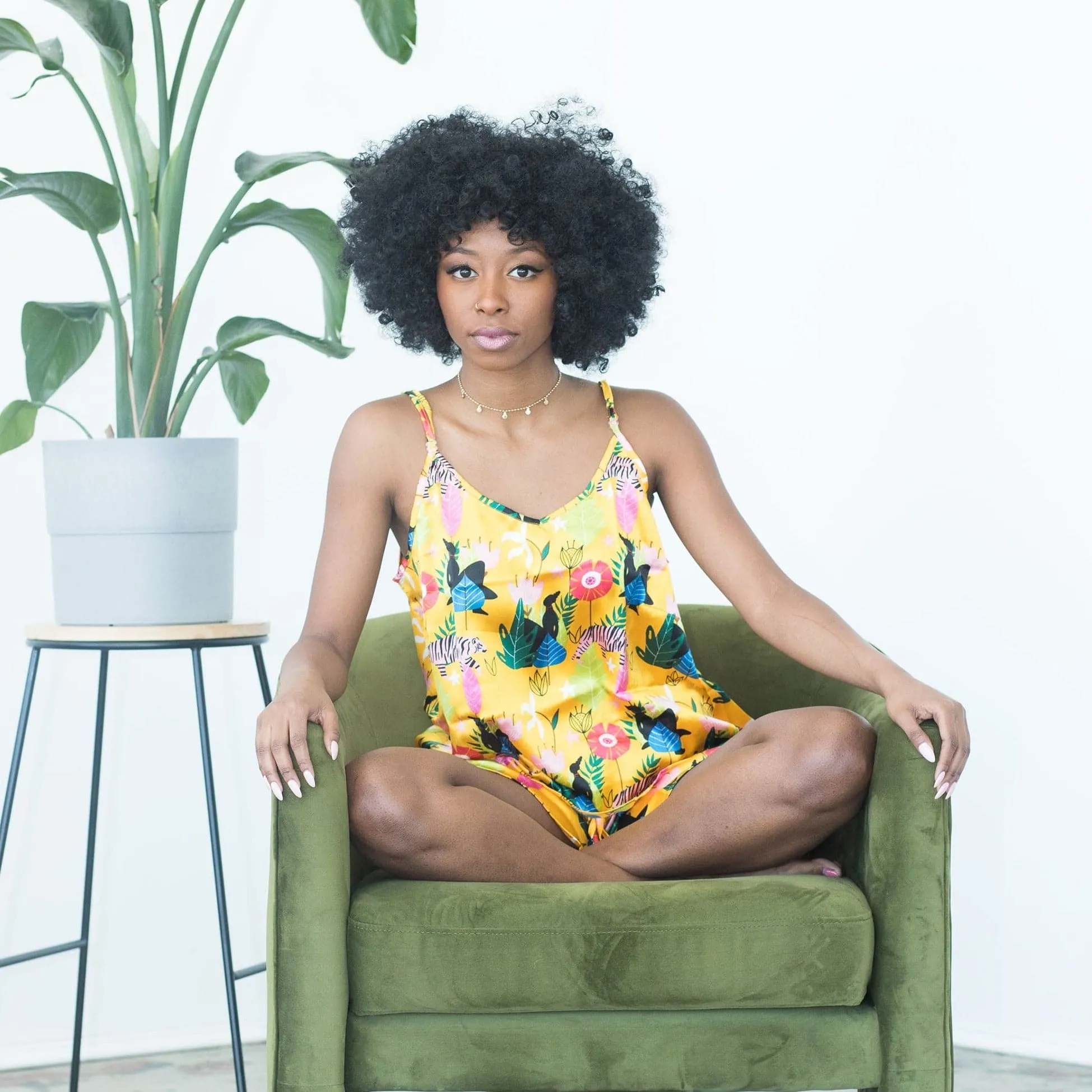 Island Empress Satin Cami   Shorts 2-Piece Set