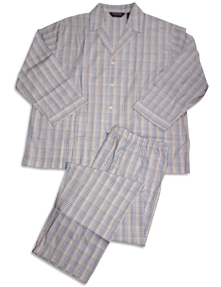 Knothe Lux - Big Mens Long Sleeve Pajamas
