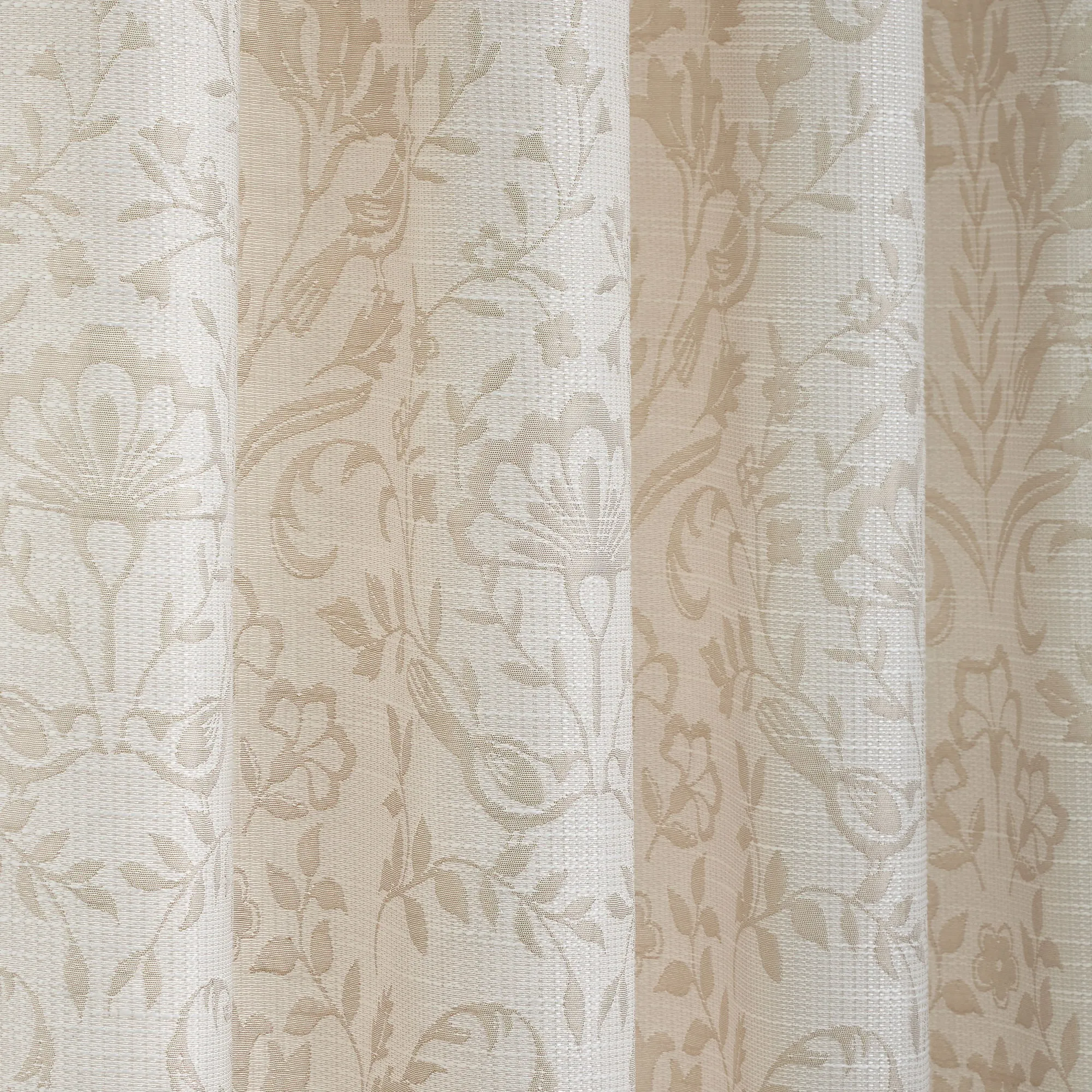 Marple Pair of Eyelet Curtains by Curtina in Natural