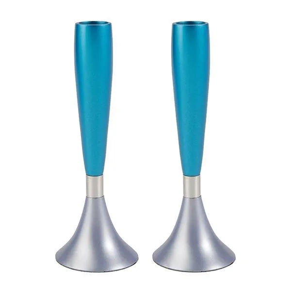 Medium Candlesticks - Light blue   Turquoise