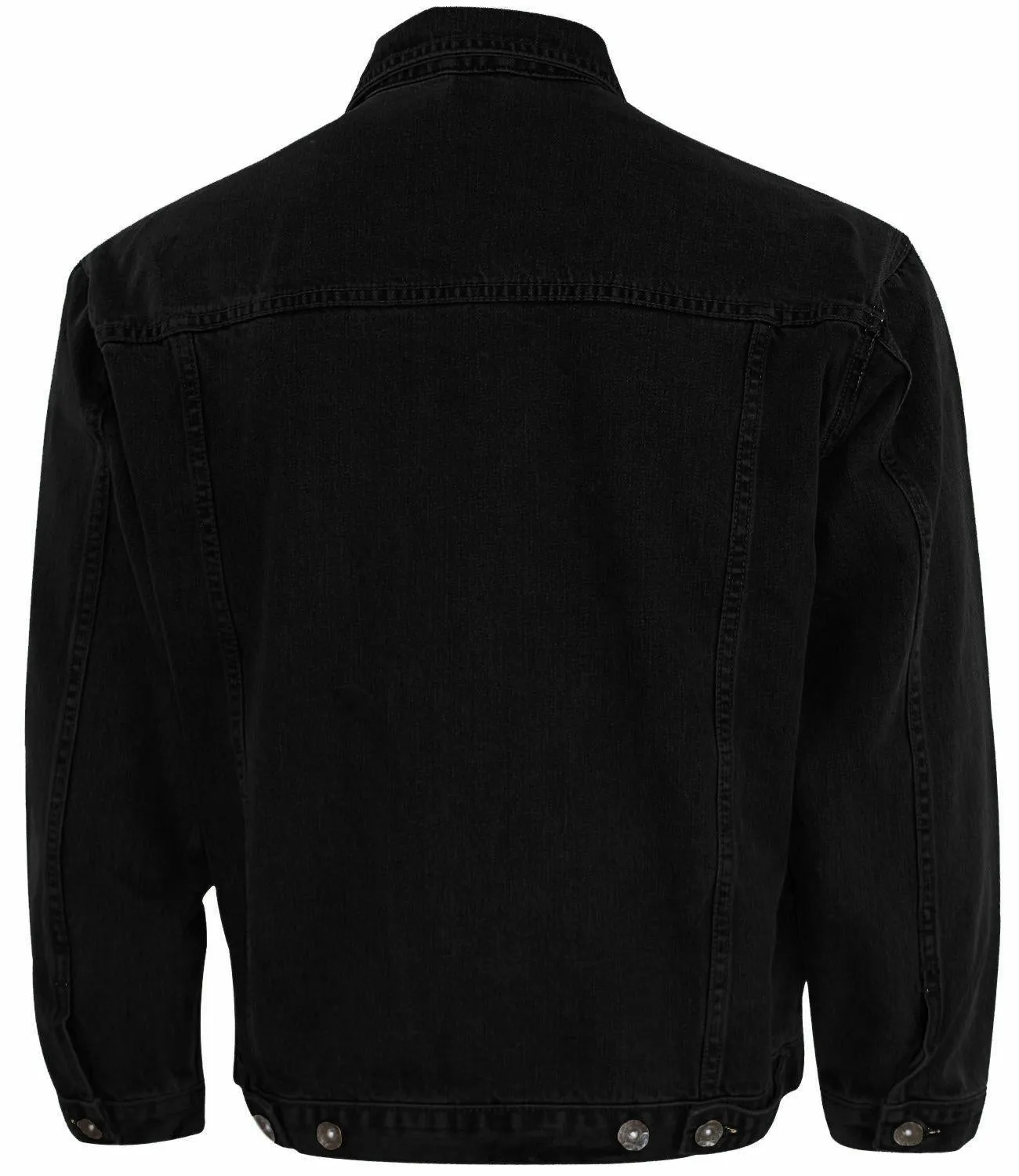 Mens Casual Denim Jacket Long Sleeve