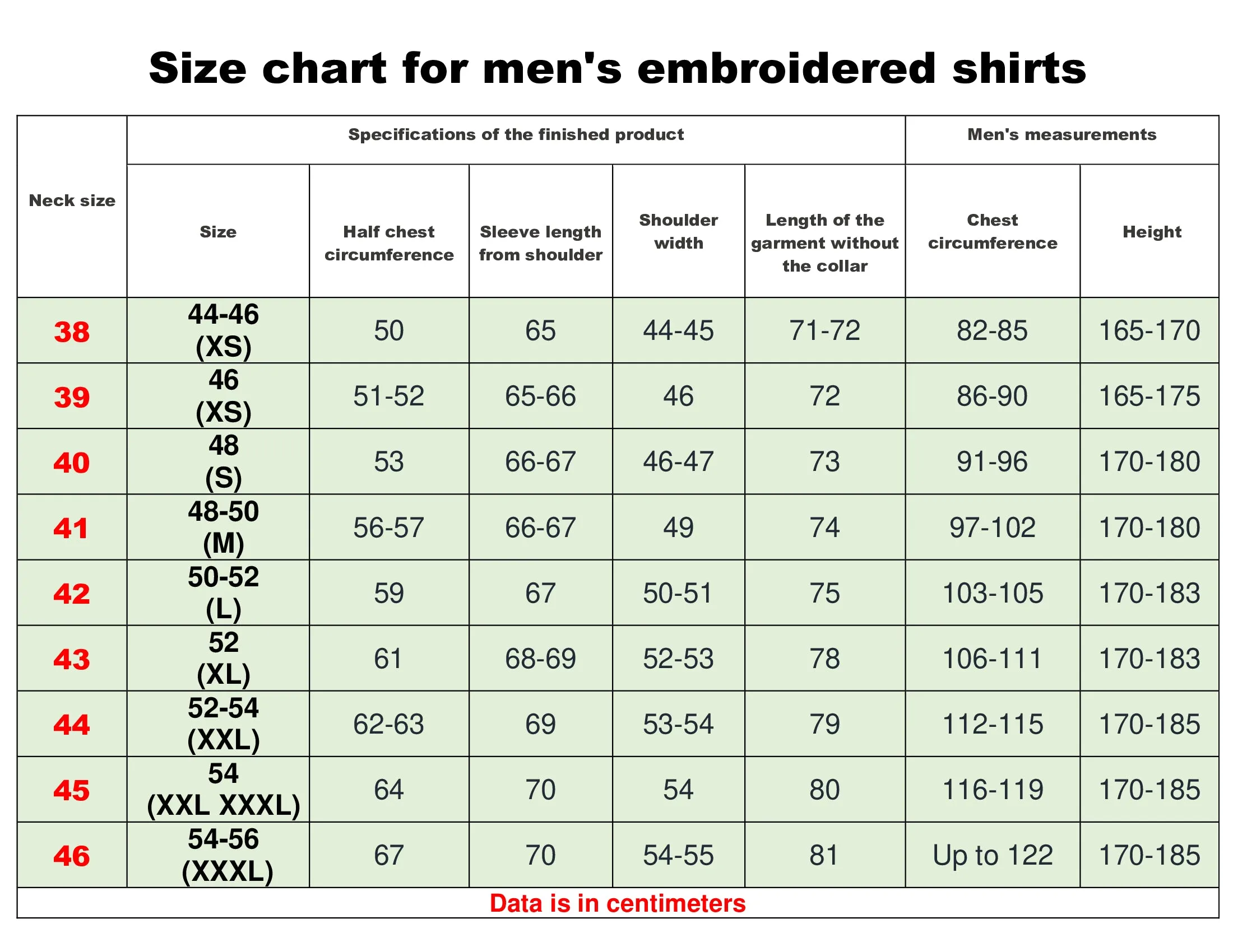 Men's embroidered shirt with oak embroidery